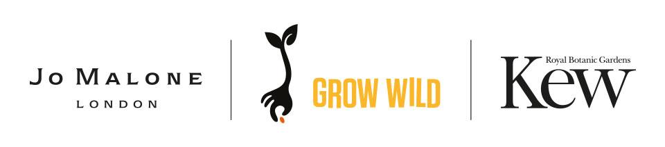 Jo Malone London Grow Wild Kew Gardens logos